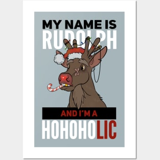 Rudolph (without background) Posters and Art